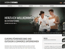 Tablet Screenshot of internetstores.de